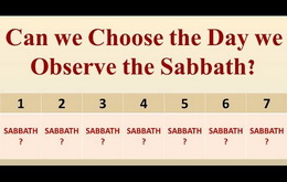 Can we keep any day as the Sabbath?